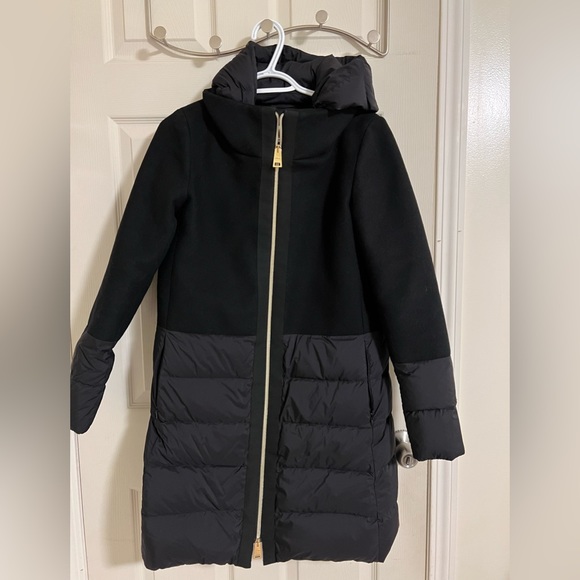 Herno Wool Mixed Media Coat - Picture 5 of 7